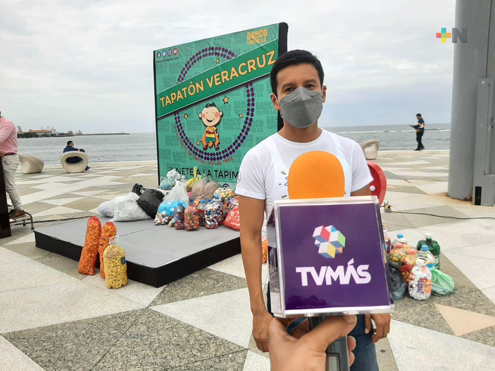 Tapatón en el puerto de Veracruz