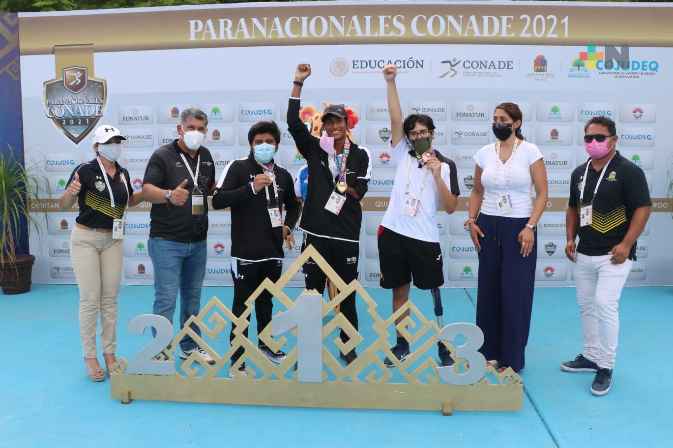 Cierre dorado de Veracruz en Para-Natación CONADE 2021