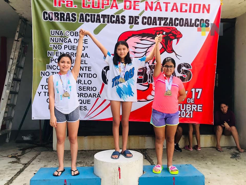 Efectuaron Copa de Natación Cobras Acuáticas