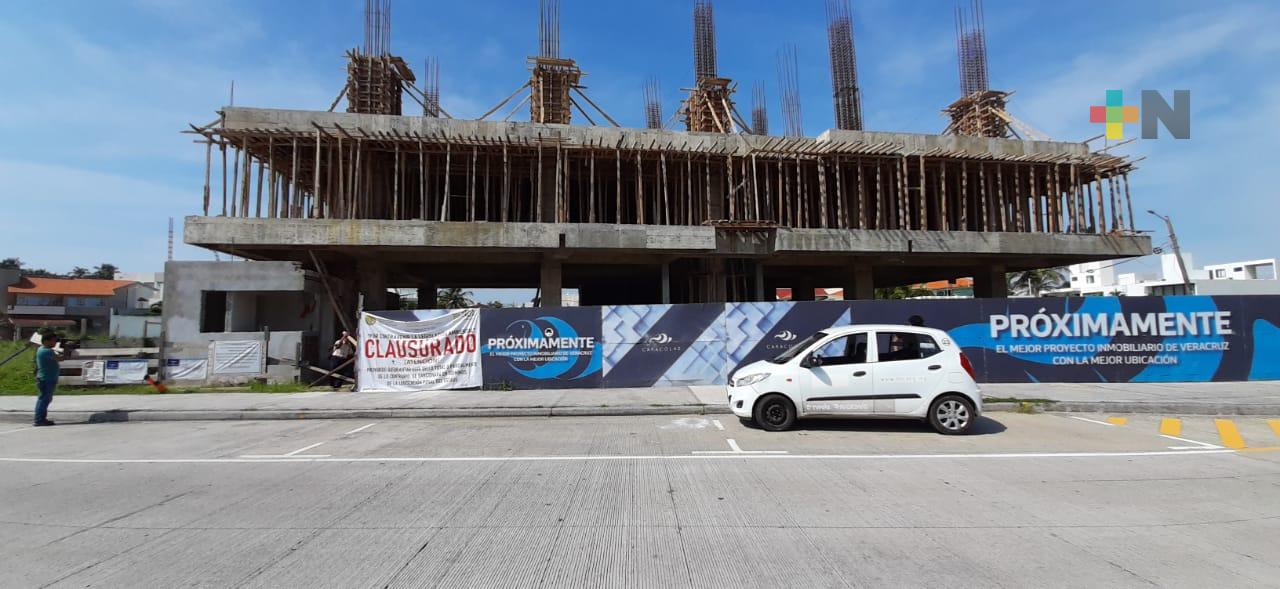 Suspenden construcción en Boca del Río por contravenir legislación ambiental