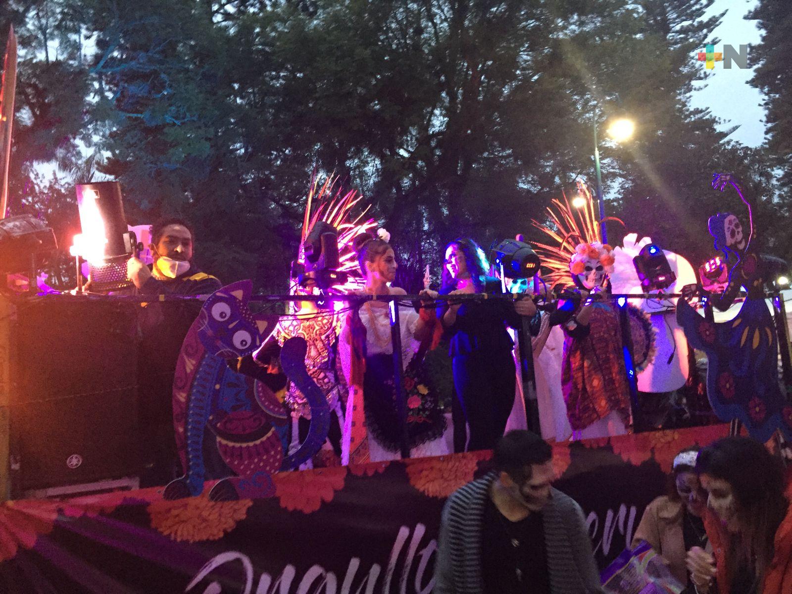 Exitoso desfile de Catrinas 2021 en Xalapa, Veracruz