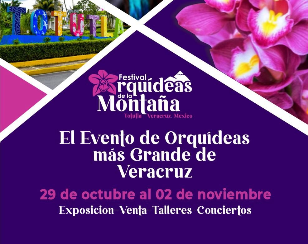 Realizarán Festival  Orquídeas de la Montaña en municipio de Totutla
