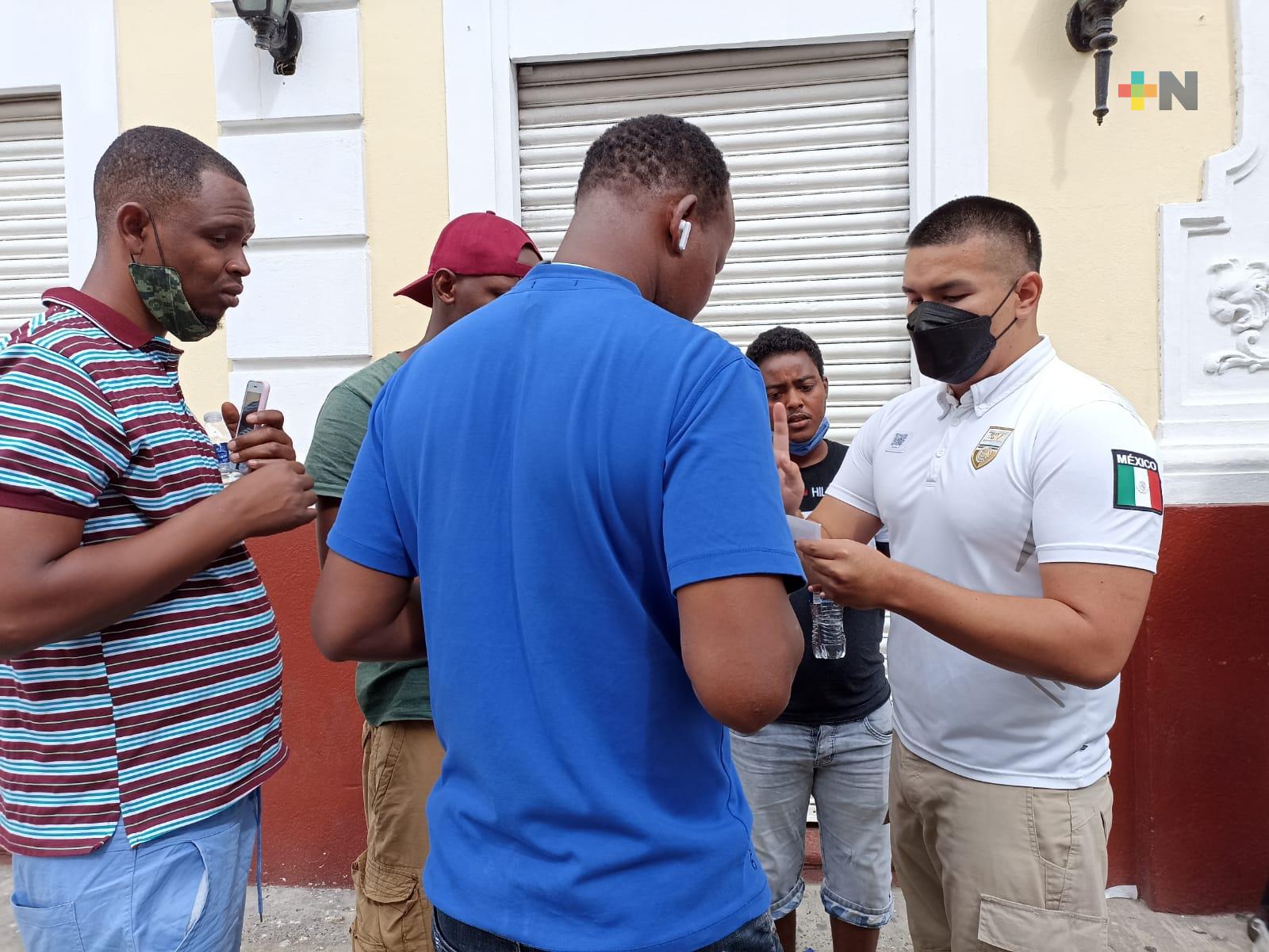 Al mes brindan hasta cuatro asesorías jurídicas a migrantes en Veracruz puerto