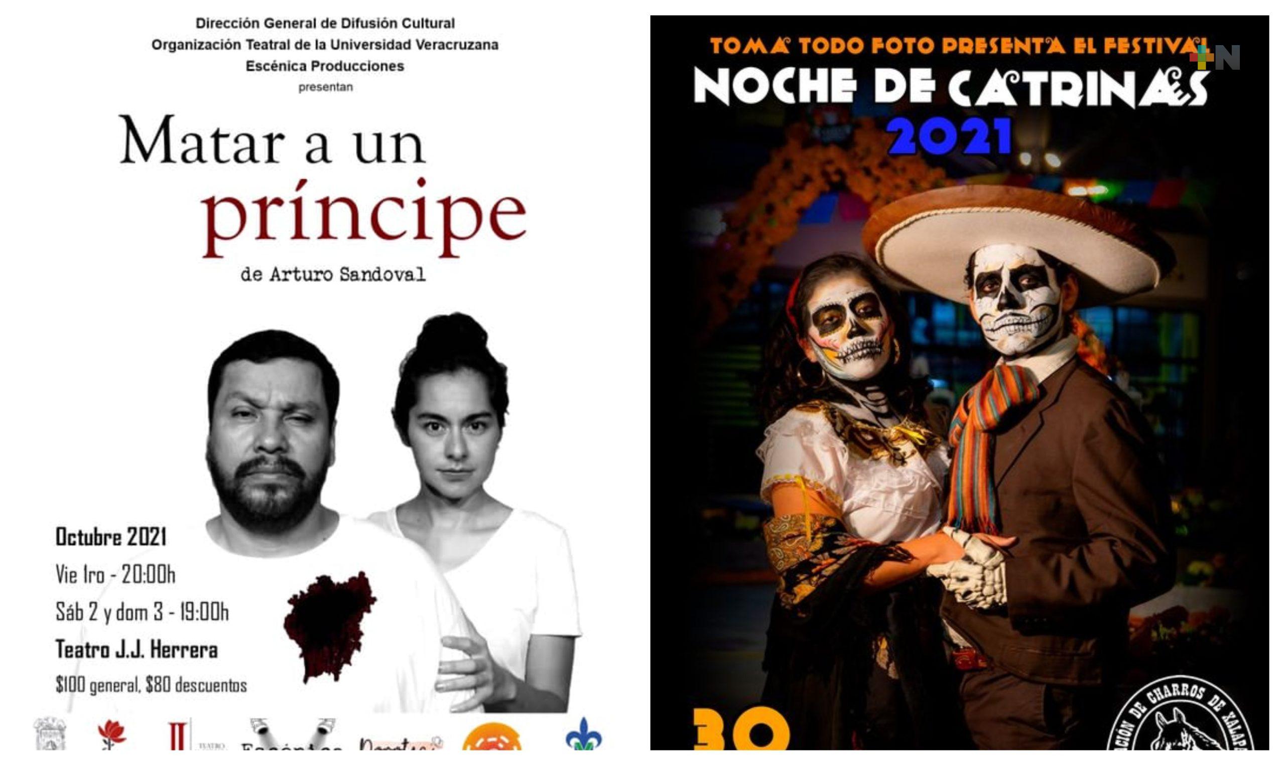 Durante octubre, puestas en escena y festivales, en el Teatro “J.J. Herrera”