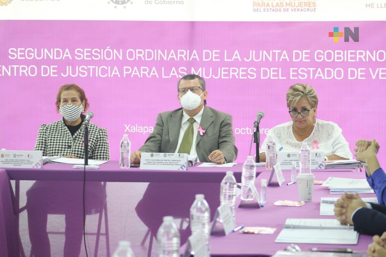 Magistrada Presidenta del PJEV participó en sesión ordinaria del CEJUM