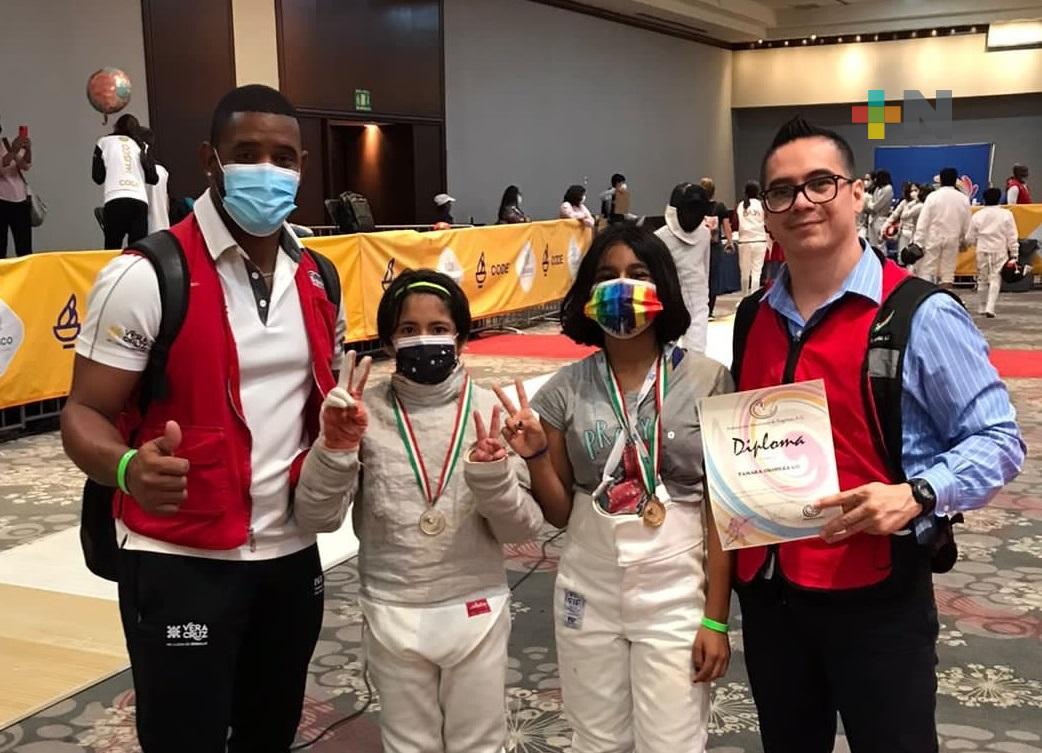 Esgrimistas veracruzanos sobresalen en Selectivo Nacional 2021