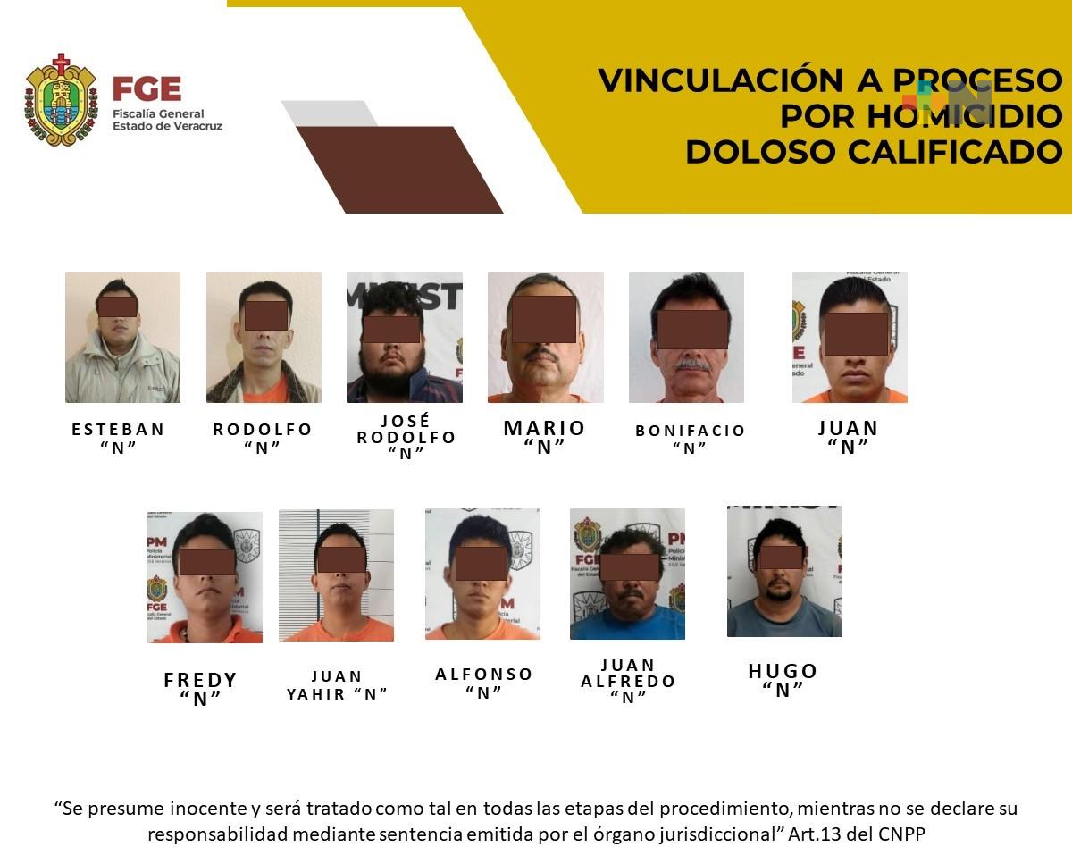 Obtiene FGE vinculación a proceso de 12 personas por homicidio doloso calificado