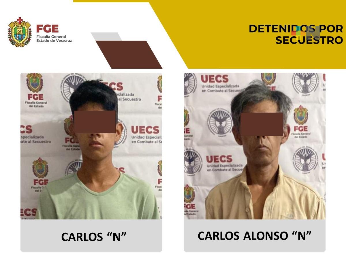 Rescata UECS a víctima de secuestro y detiene a dos probables responsables