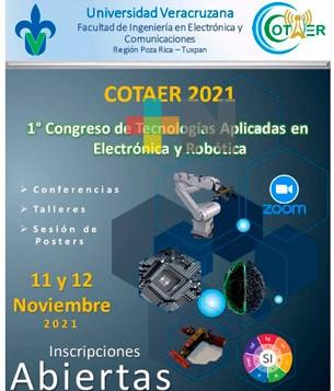 Realizó UV 1er. Congreso de Tecnologías Aplicadas en Electrónica y Robótica 2021
