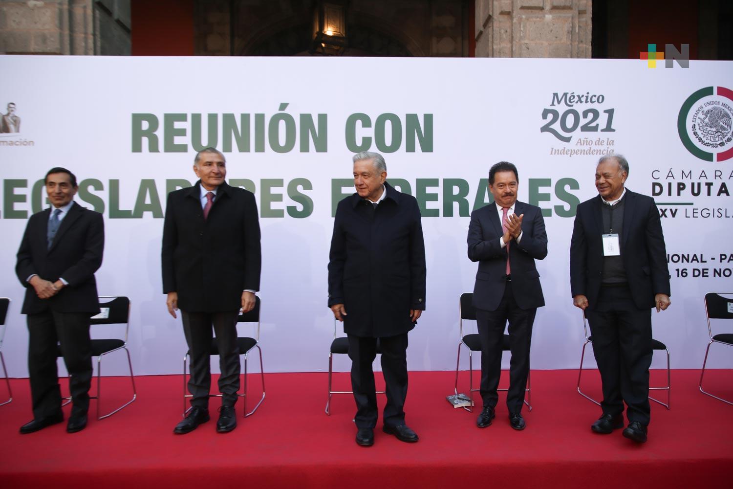 El presidente agradeció a las y los legisladores del movimiento de la Cuarta Transformación por aprobarlo