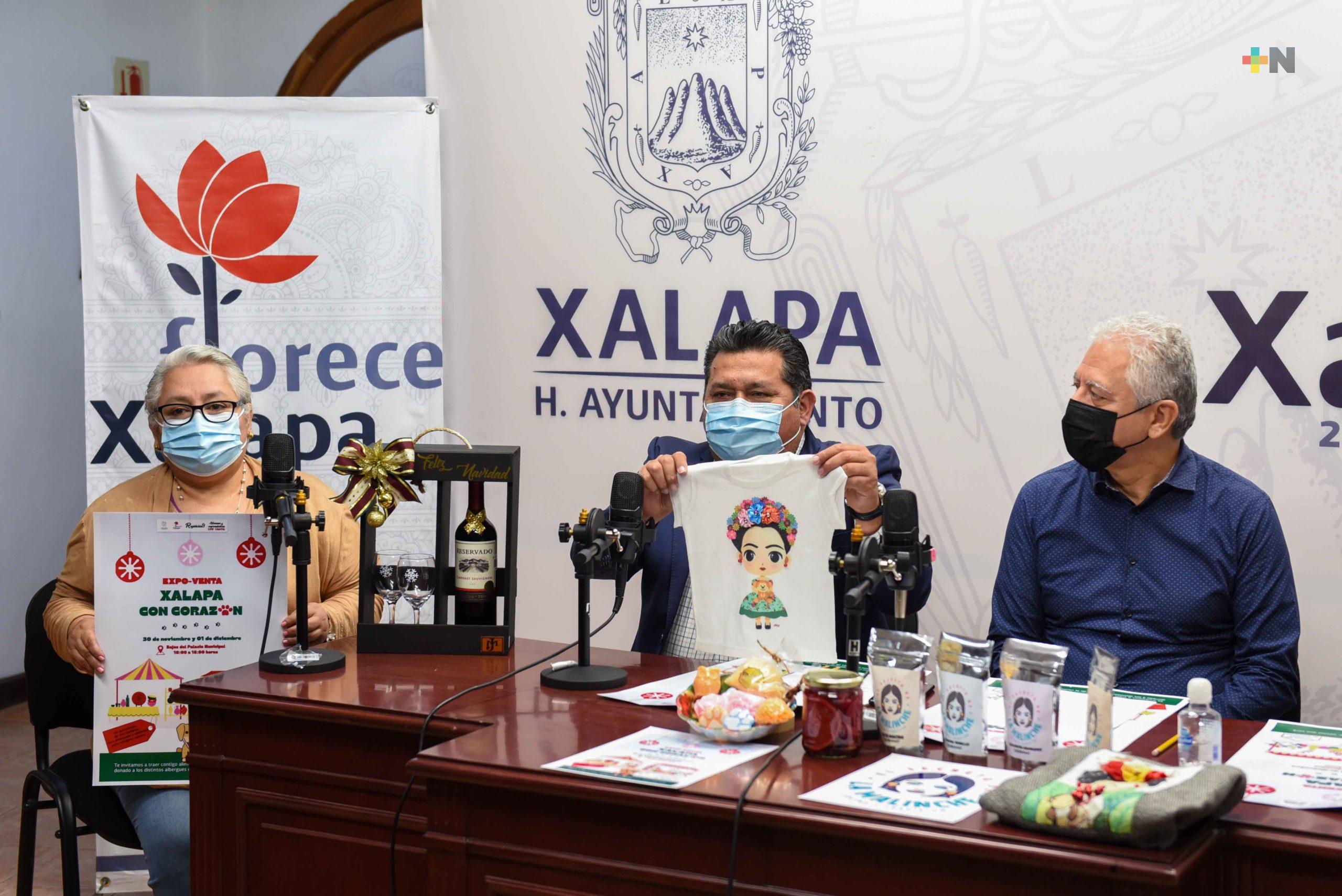 Ayuntamiento presentó la Expoventa Xalapa con Corazón