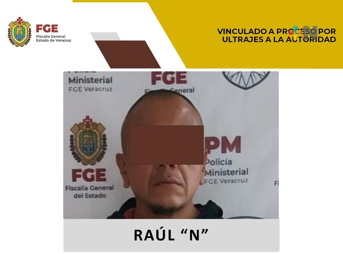 Por ultrajes a la autoridad lo vinculan a proceso en Xalapa