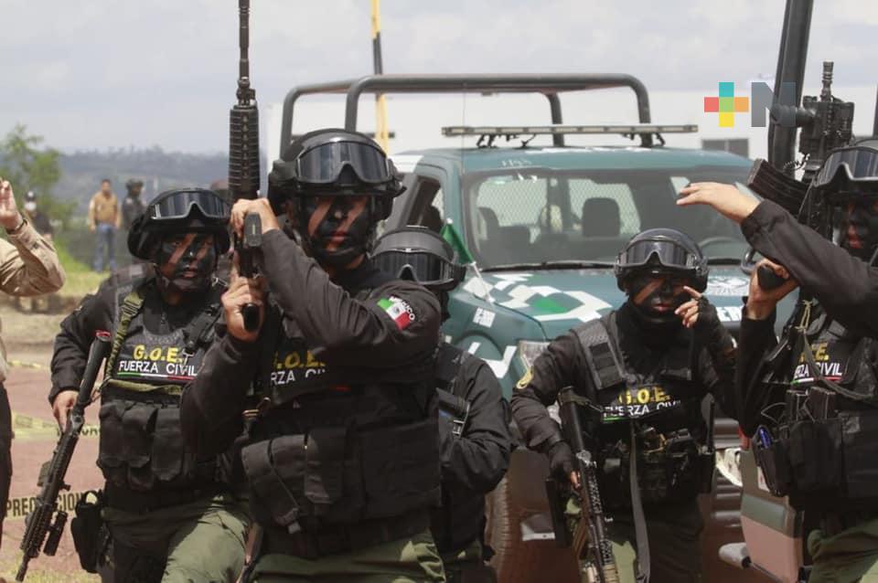 Repele SSP agresión y abate a delincuente en límites de Veracruz y Oaxaca
