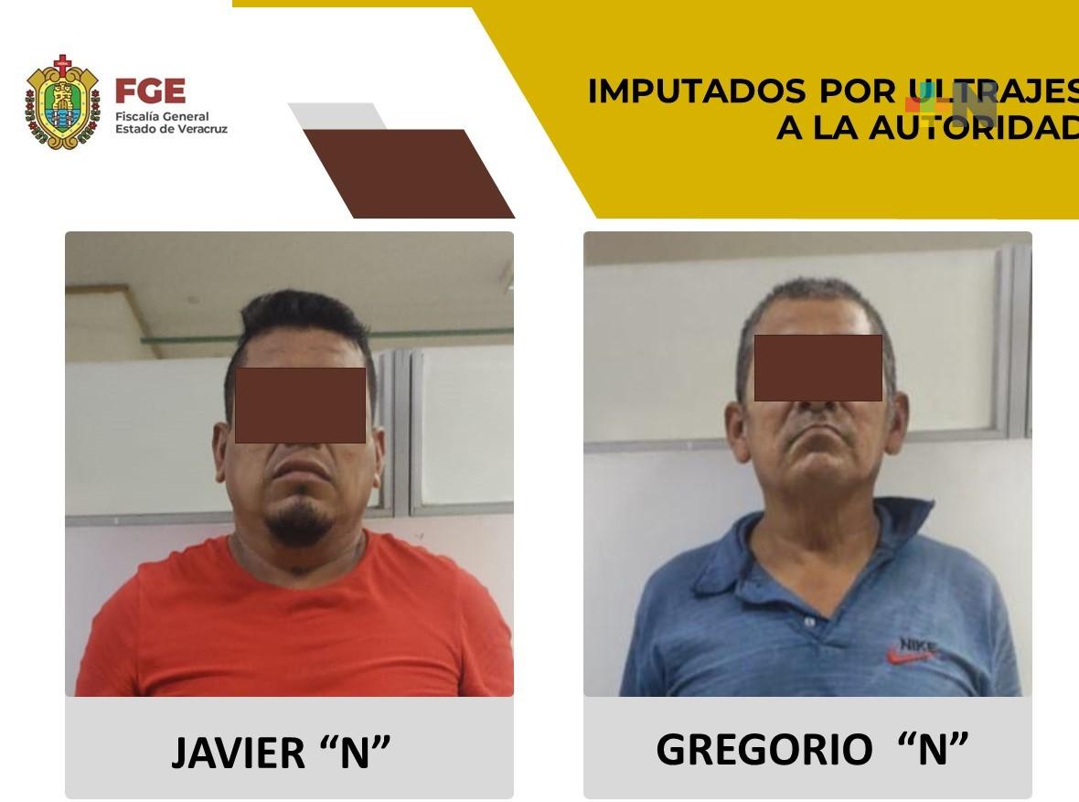 Los imputan por ultrajes a la autoridad en la zona norte