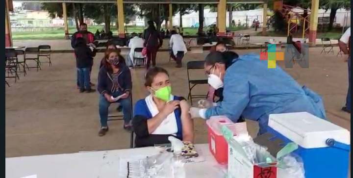 Jornada de vacunación anticovid para rezagados de Huayacocotla