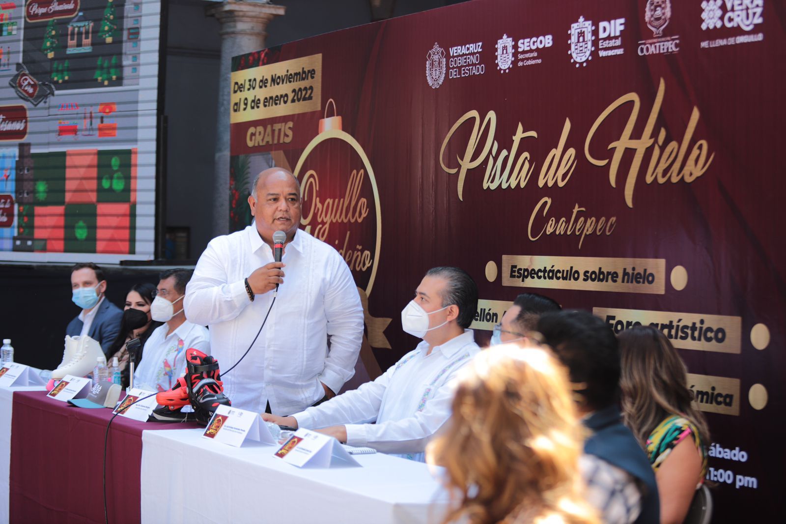 Con inauguración de Pista de Hielo en Coatepec darán inicio las fiestas decembrinas en Veracruz