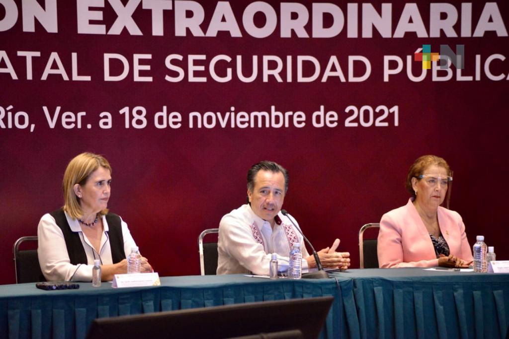 Consejo Estatal de Seguridad Pública dará seguimiento a la Alerta de Violencia de Género contra las mujeres: Gobernador
