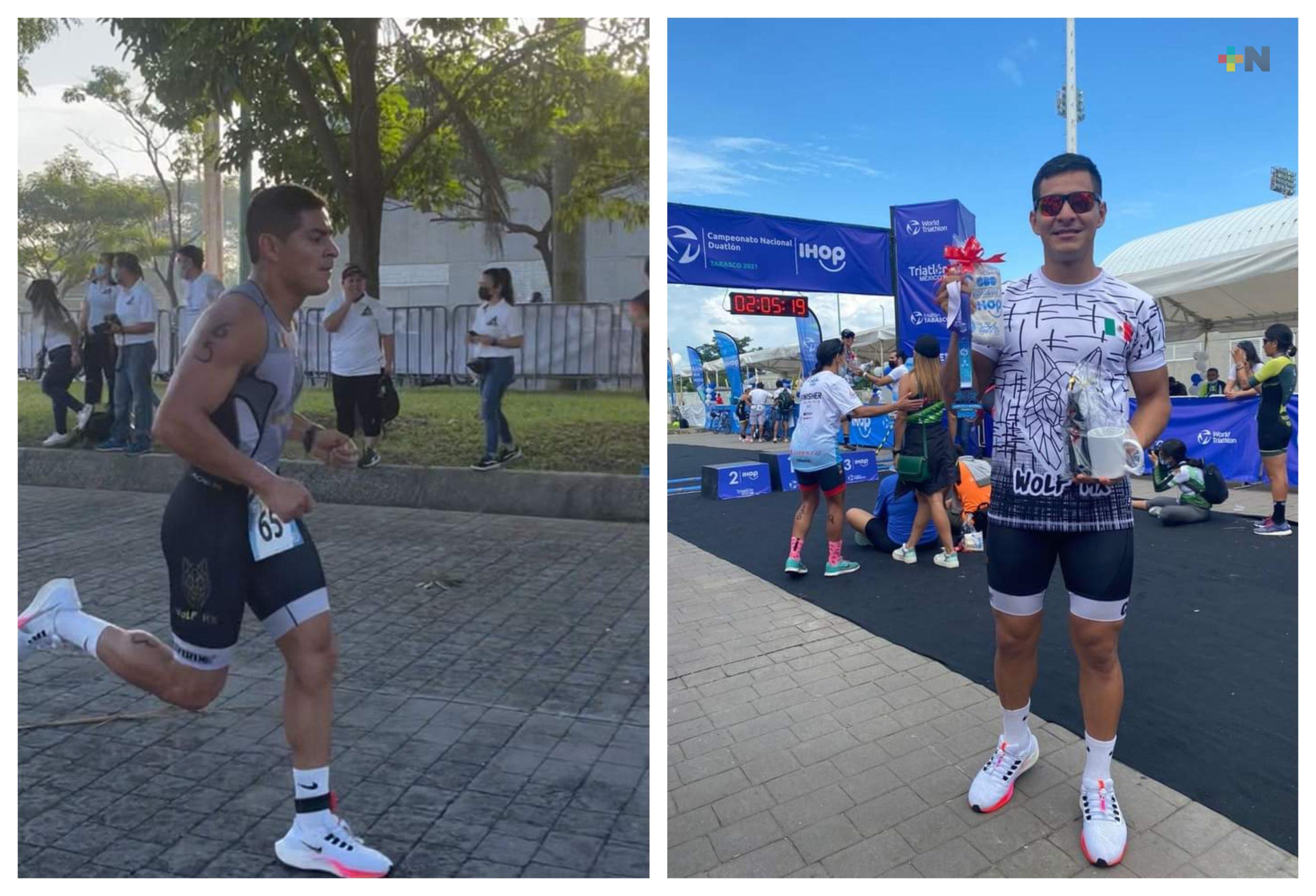 Adrián Pulido espera confirmación para  acudir a Mundial de Duatlón en Australia