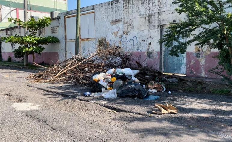 La basura se acumula en Boca del Río