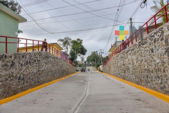 Entregan obra de pavimentación de Calle Río Bobos y colector pluvial