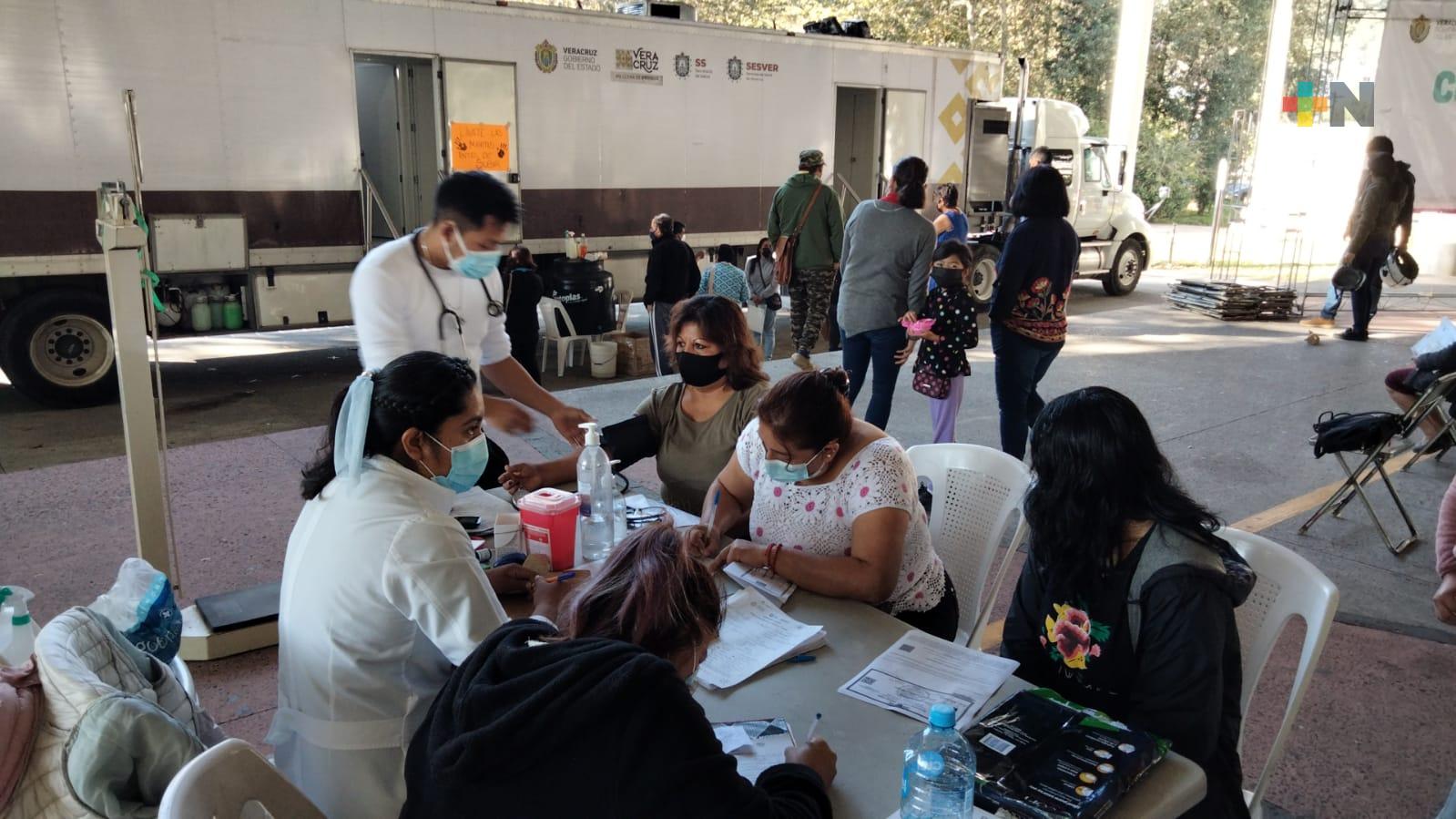 Continuará Caravana de la Salud en Chiconquiaco y Landero y Coss