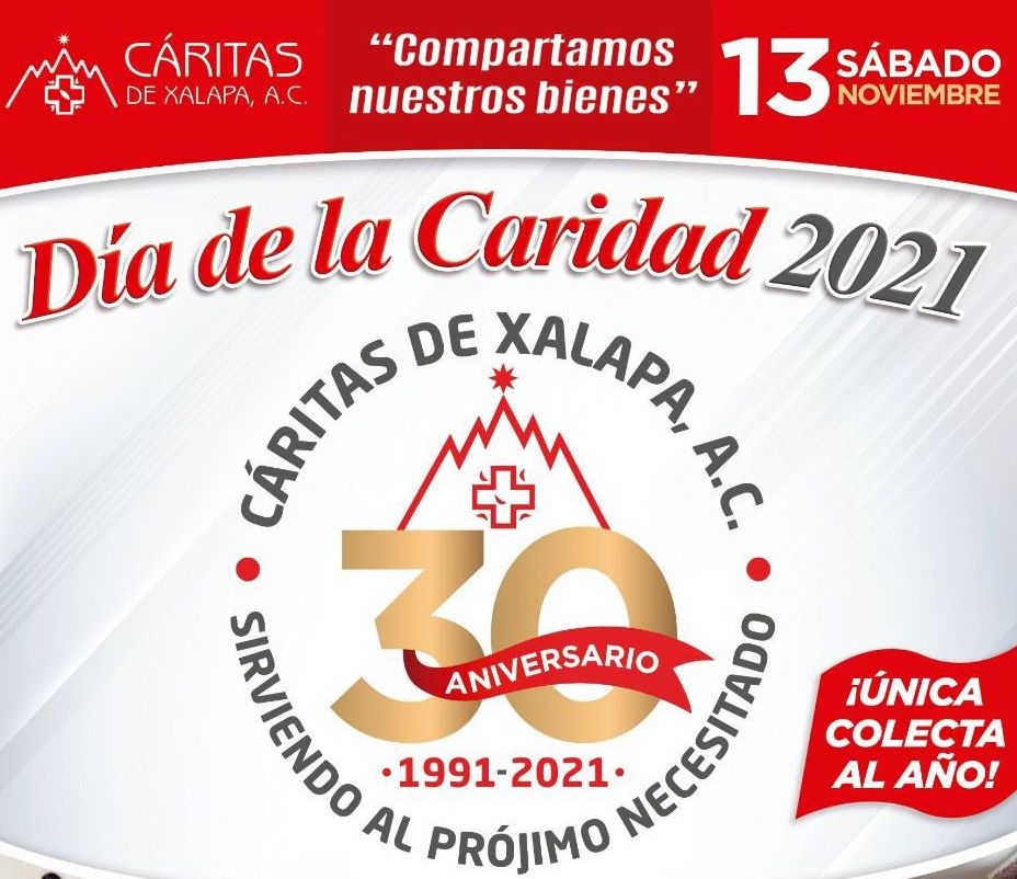 Colecta anual de Cáritas de Xalapa se realizará del 8 al 13 de noviembre
