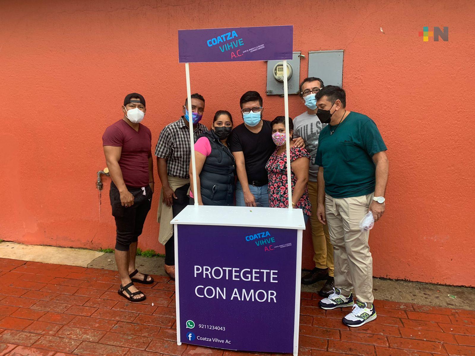 Reinicia Coatza VIHve campañas informativas de prevención de VIH