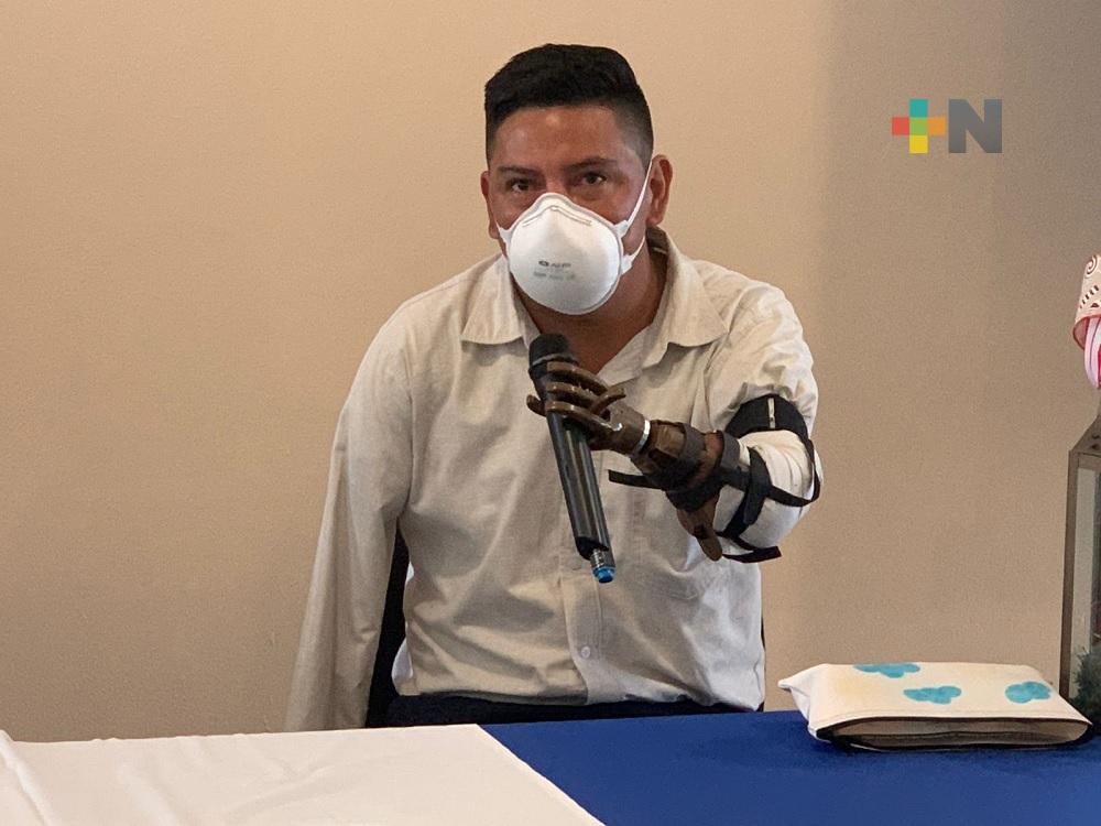 Coatzacoalcos será sede nacional de entrega de prótesis de manos