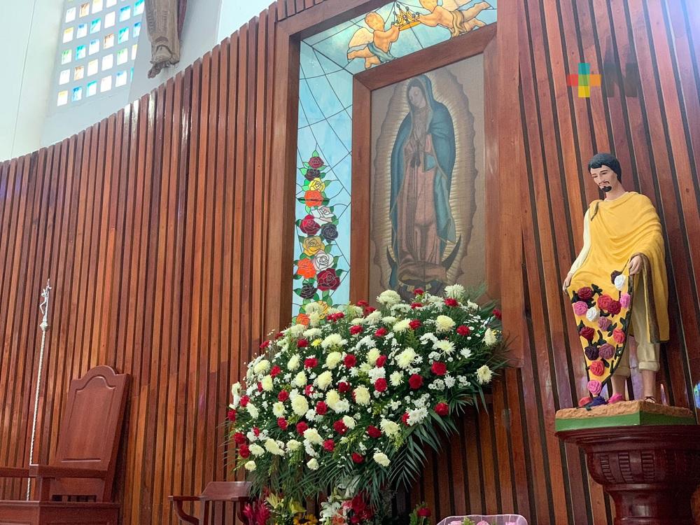 Comienzan a llegar peregrinos al Santuario de Guadalupe de Coatzacoalcos