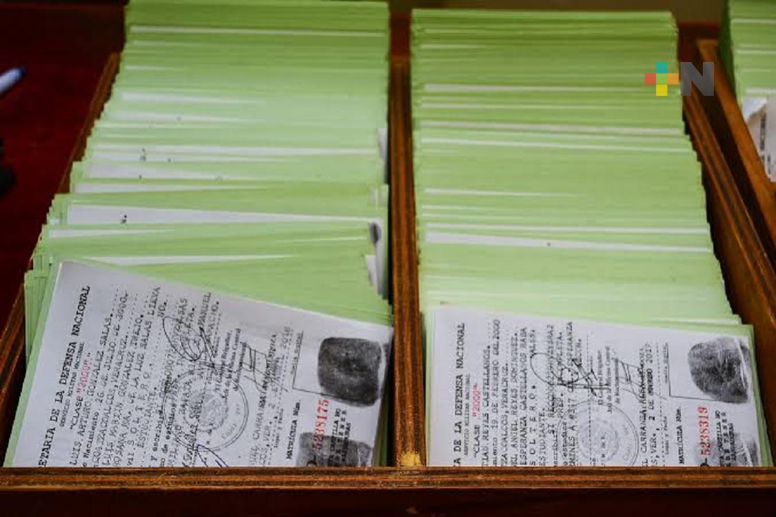 Concluye registro de jóvenes para el Servicio Militar Nacional en Coatza
