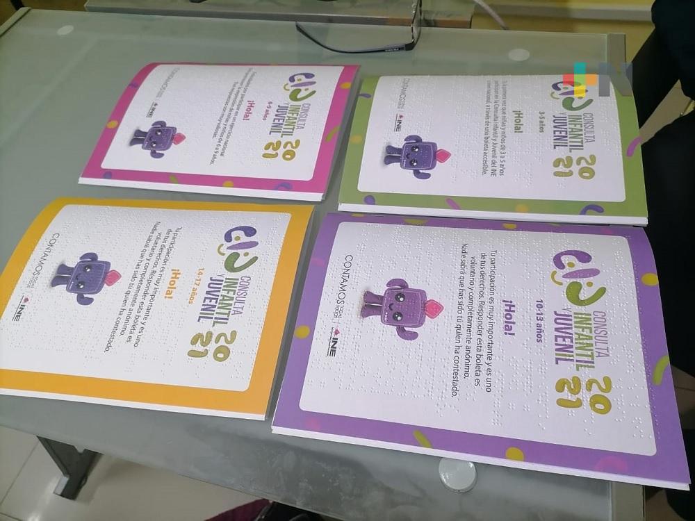 Consulta Infantil y Juvenil 2021 contará con boletas braille: INE