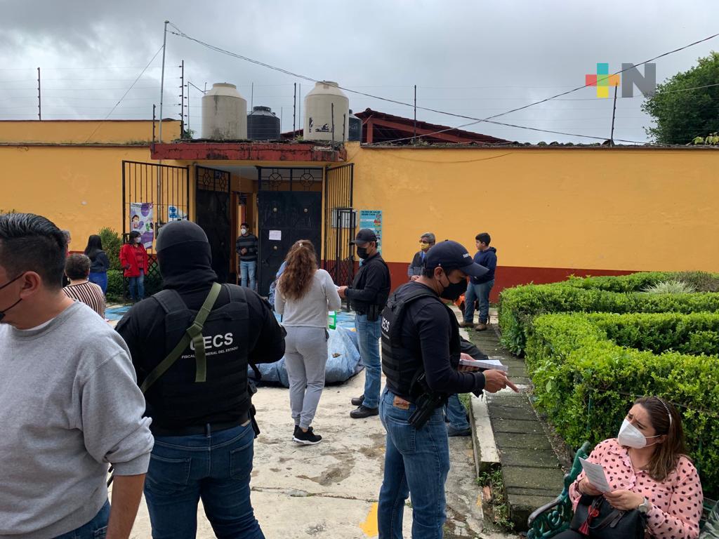 Fiscalía asesora a ciudadanos en Coatepec para prevenir secuestro y extorsión