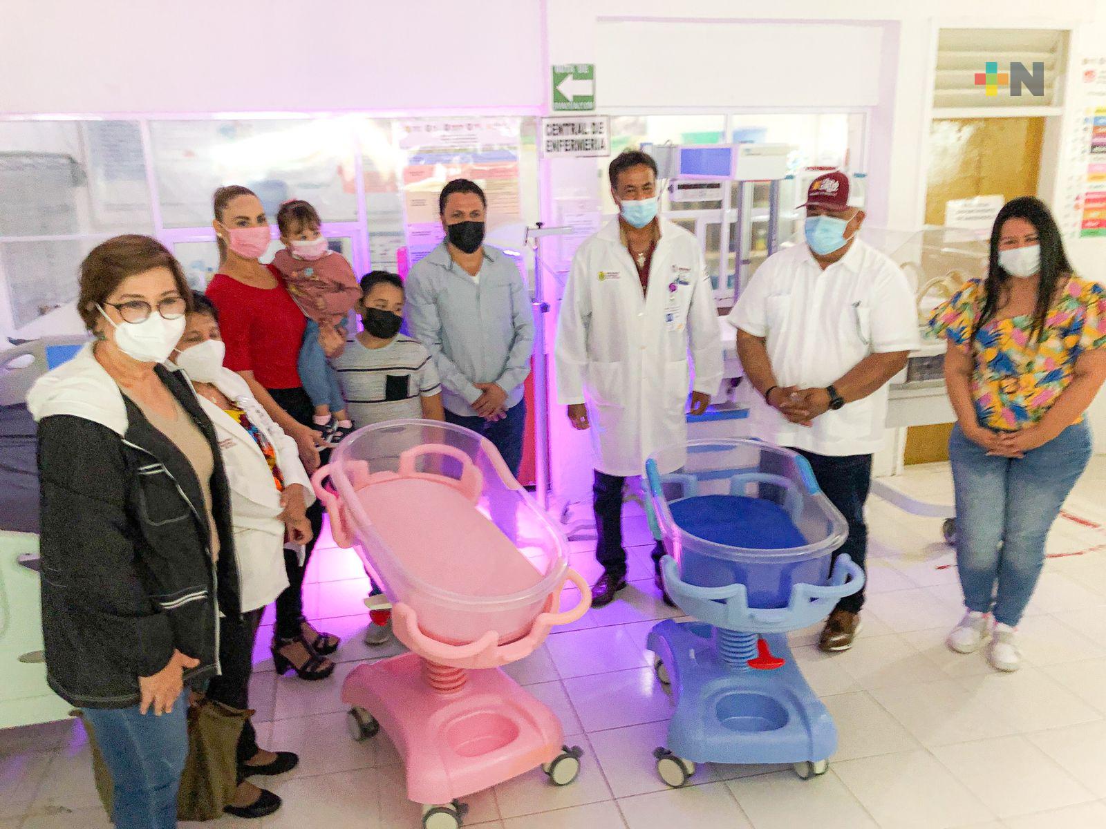 En Cosamaloapan, hospital de pediatría recibe equipo para área neonatal