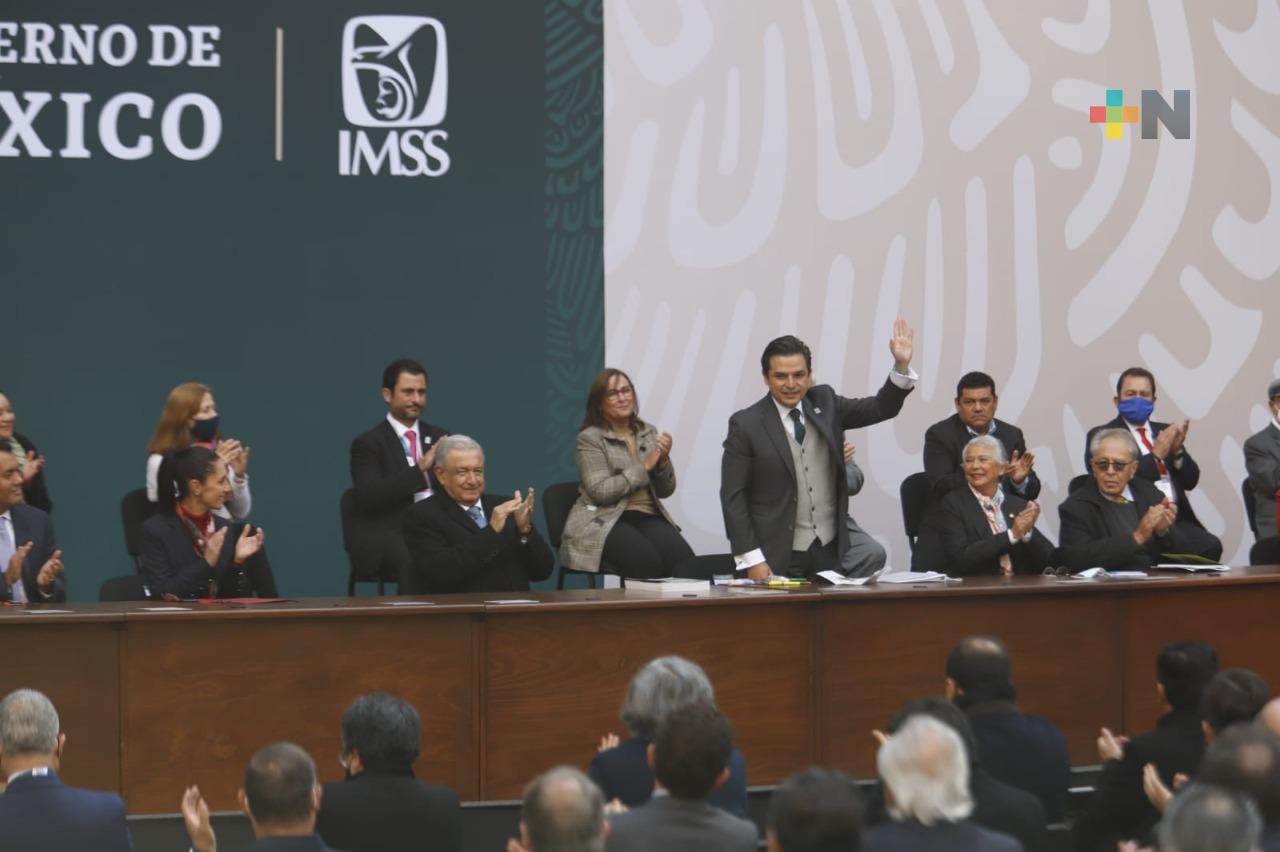 Realiza IMSS la Asamblea General Ordinaria #112 en Palacio Nacional