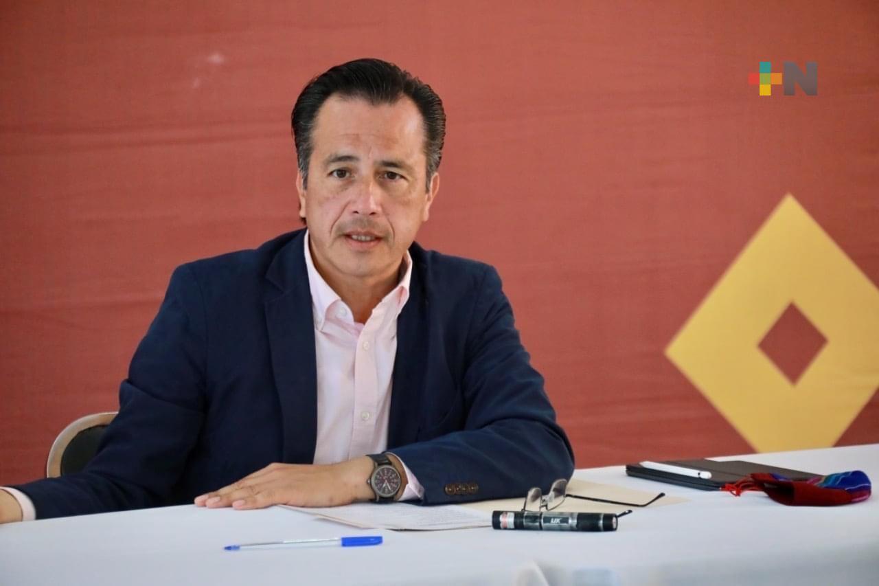 Cuitláhuac García felicita a AMLO por su histórica participación en la ONU