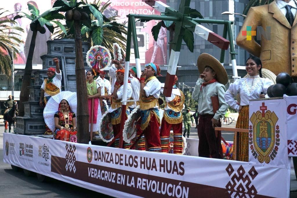 Con arraigo e identidad, Veracruz brilló en desfile de la Revolución Mexicana: Eric Cisneros