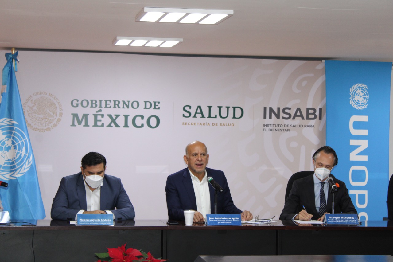 Insabi y ONU informan sobre compra de medicamentos para 2022