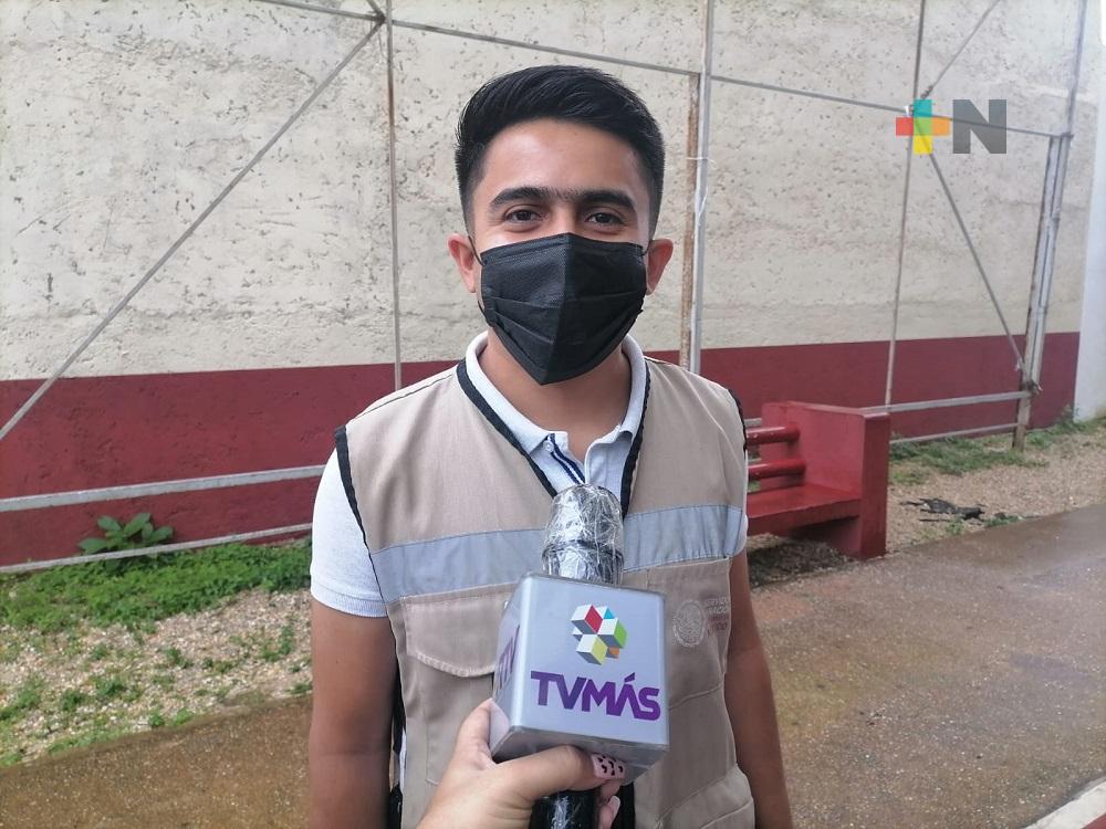 Aplicarán segundas dosis anticovid en el sur de Veracruz