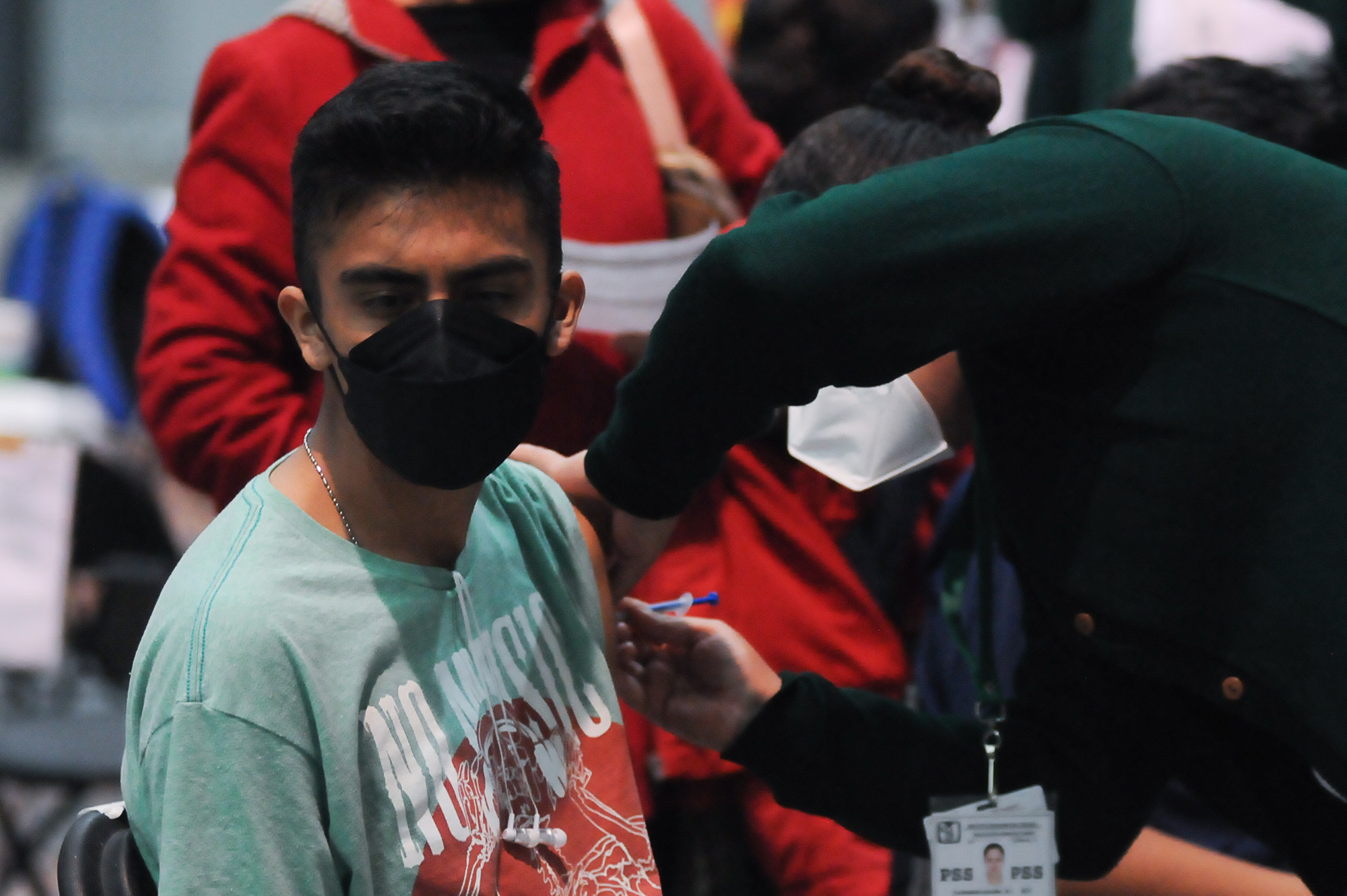 Jóvenes de 15 a 17 años de Las Vigas recibieron vacuna contra Covid