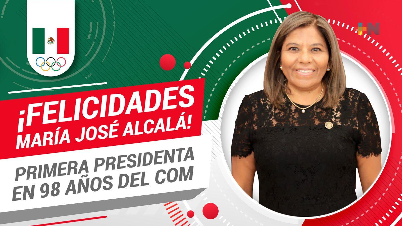 Mary José Alcalá es la nueva presidenta del Comité Olímpico Mexicano