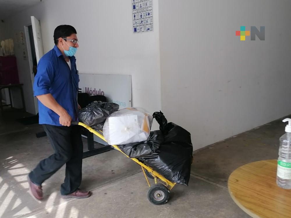 Material electoral reciclado servirá para elaborar de texto gratuito