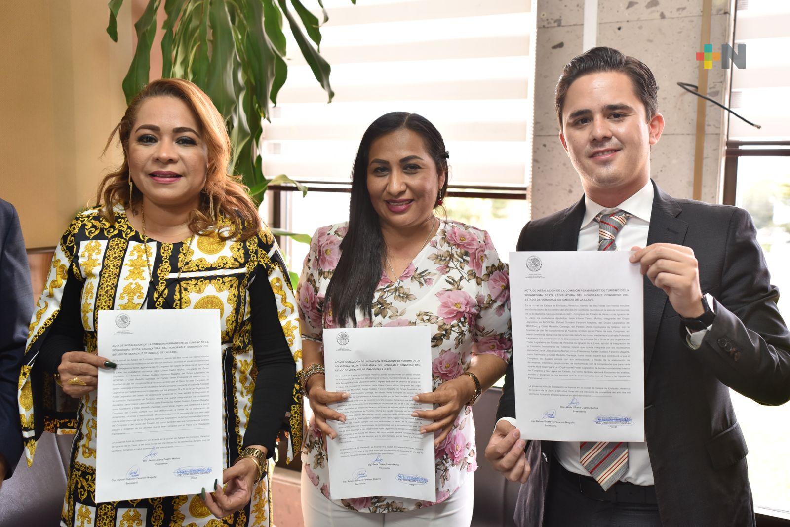 Instalan la Comisión Permanente de Turismo en la LXVI Legislatura