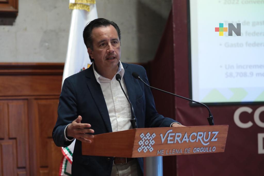 Agradece Gobernador al Congreso de la Unión aprobación del Presupuesto de Egresos 2022