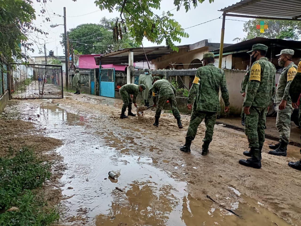 Seis colonias inundadas registra el municipio de Moloacán: PC Estatal