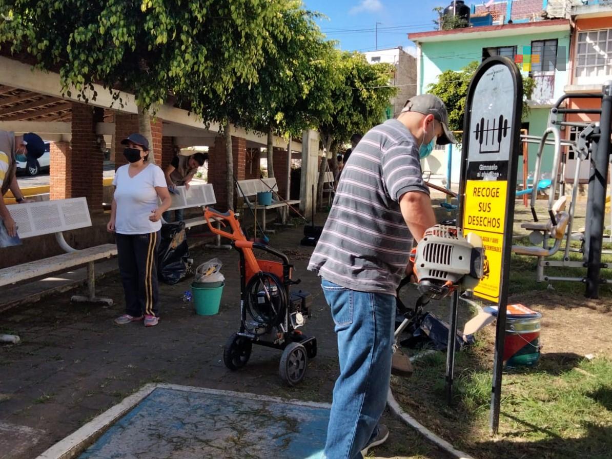 Rescata Instituto Municipal de las Mujeres espacios públicos en Banderilla