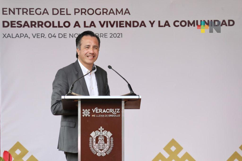 Con apoyos directos Veracruz ha reducido la pobreza extrema: Cuitláhuac García