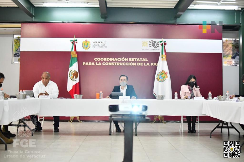 La FGE rindió su informe en la Mesa de COESCONPAZ