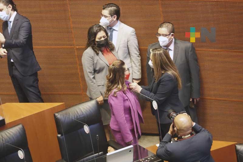 Senadora suplente del PAN se pasa a Morena