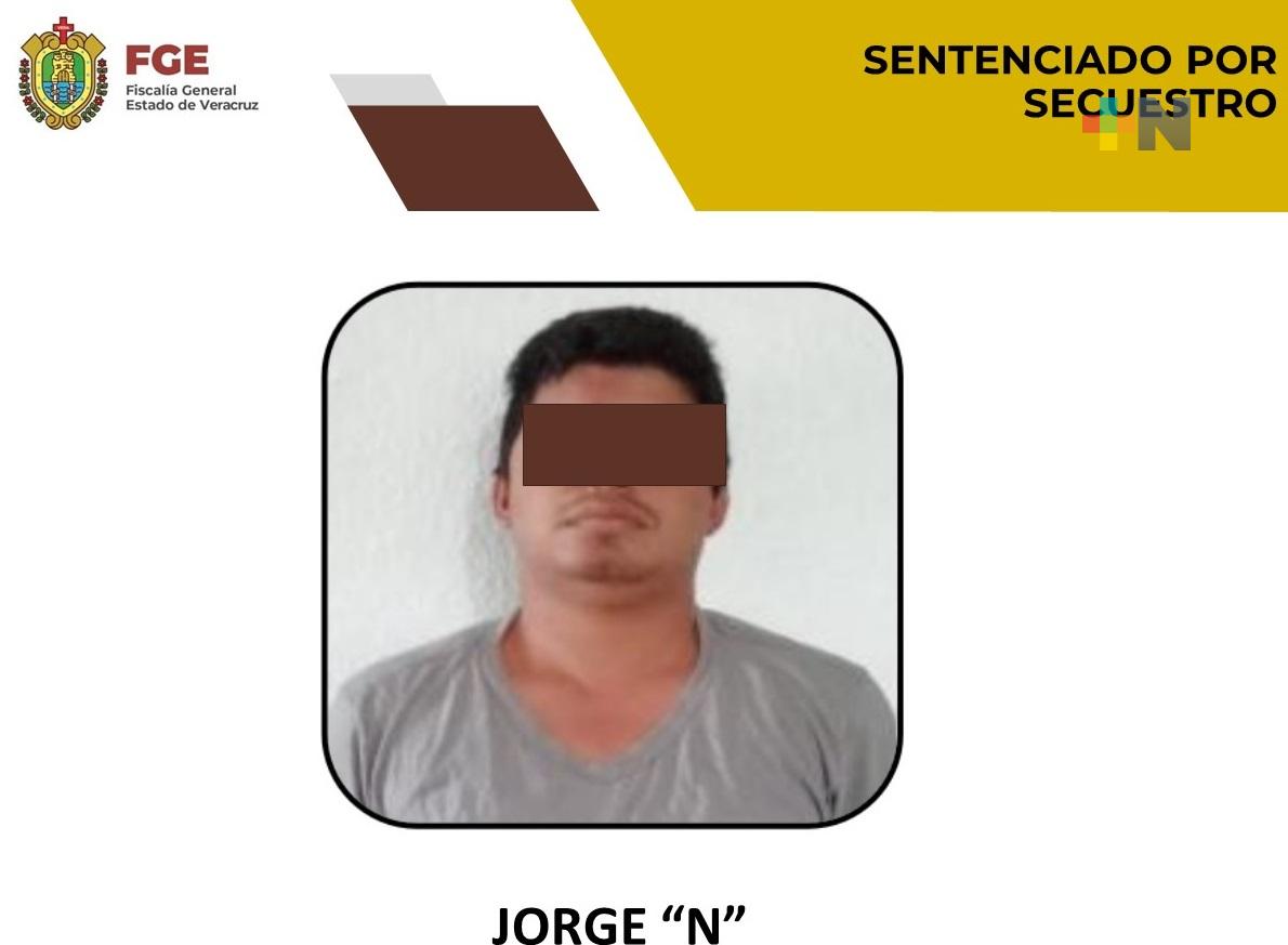 En Coatzacoalcos, obtiene UECS sentencia condenatoria de 80 años de prisión a secuestrador