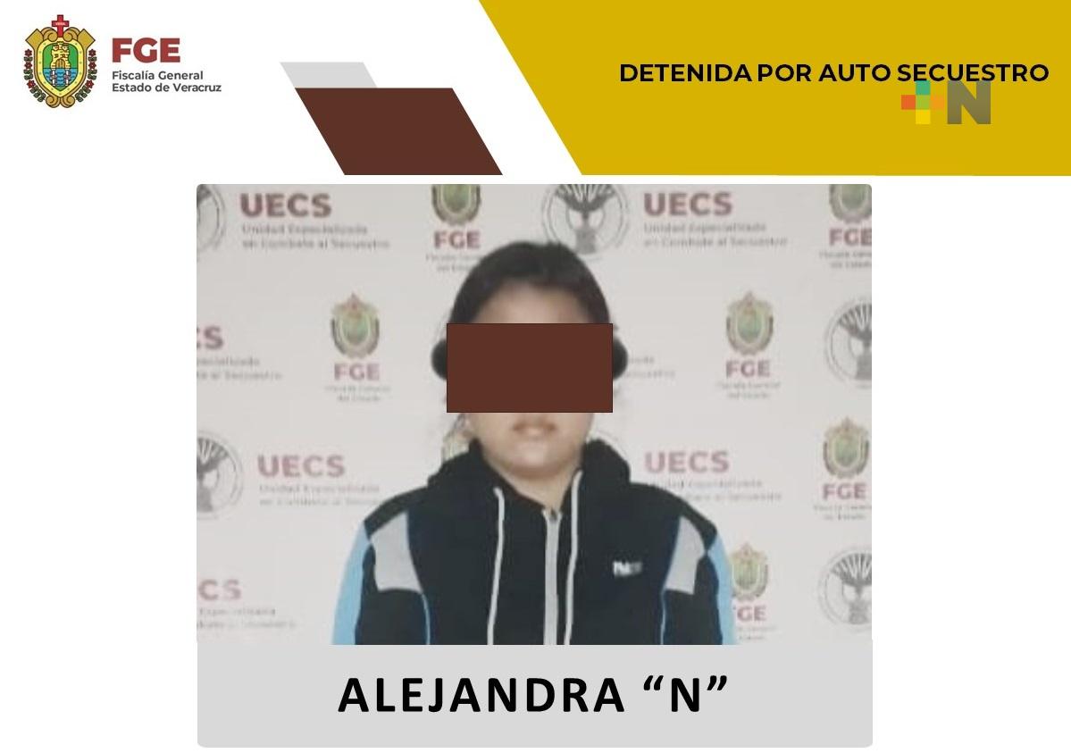 En Ciudad Mendoza detienen a Alejandra «N» por presunto auto-secuestro